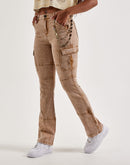 Kilogram Stacked Cargo Pocket Gemstone Denim Jeans
