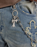 Kilogram Cross Chain Denim Shorts