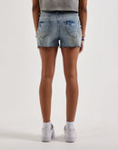 Kilogram Cross Denim Shorts