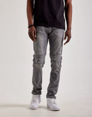 Kilogram Ripped Moto Jeans