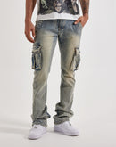 Kindred Pearl Stacked Cargo Denim Jeans