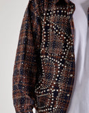 KINDRED CLOTHING Studded Plaid Cropped Shirt Jacket