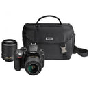 Nikon D3300 Digital SLR Camera 2 Lens Kit (18-55mm and 55-200mm ) + Bag