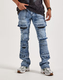 Kloud 9 Stacked Cargo Denim Jeans