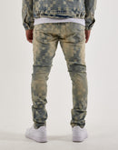 Kloud 9 Checkered Slim Denim Jeans