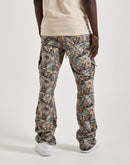 Kloud 9 Nylon Flare Cargo Pants