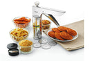 TABAKH Stainless Steel Kitchen Express/Kitchen Press/Noodles/Murukku Maker With 15 Jalies