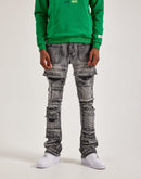 Kloud 9 Straight Cargo Denim Jeans