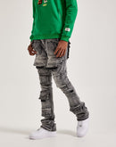 Kloud 9 Straight Cargo Denim Jeans