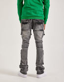 Kloud 9 Straight Cargo Denim Jeans