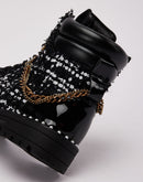 Kurt Geiger Chain Combat Boot Grade-School