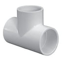Lasco Tee, 2-1/2" Slip White PVC Schedule 40 | 401-025