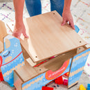 Llama Pinata Building Bricks Wooden Table With 50 Blocks