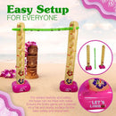 Luau Limbo Game Set - Inflatable Limbo Sticks