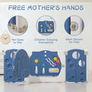 Baby Playpen, Adjustable Shape,14 Panels - Blue
