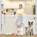 Retractable Baby Gate - White