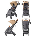 Metro 3 Deluxe Baby Stroller - Camel