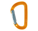 Petzl M39A Sm'D WALL H-frame Carabiner w- Tethering Hole - No Locking System - Yellow