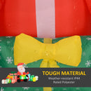 4.4' Inflatable Santa Claus and Gift Boxes w/ White LED Lights