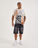 Majestik Flames Tapestry Tee
