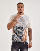 Majestik Flames Tapestry Tee