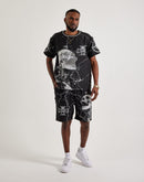 Majestik Skull Tapestry Shorts