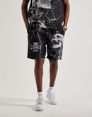 Majestik Skull Tapestry Shorts