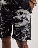 Majestik Skull Tapestry Shorts