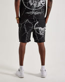 Majestik Skull Tapestry Shorts