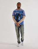 Majestik Sky Bears Long-Sleeve Twofer Shirt