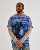 Majestik Sky Bears Long-Sleeve Twofer Shirt