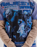 Majestik Sky Bears Long-Sleeve Twofer Shirt