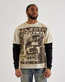 Majestik Motor Club Long-Sleeve Twofer Shirt