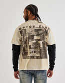 Majestik Motor Club Long-Sleeve Twofer Shirt