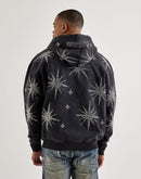 Majestik Star Full-Zip Rhinestone Fleece Hoodie