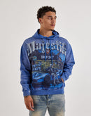 Majestik Live Free Or Die Hard Rhinestone Fleece Hoodie