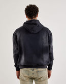 Majestik Bear Football Rhinestone Fleece Hoodie