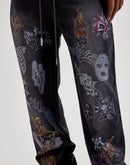 Majestik All-Over Graphic Sweatpants