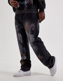 Majestik All-Over Graphic Sweatpants