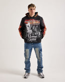 Majestik Death Card Rhinestone Tapestry Hoodie