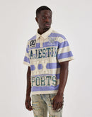 Majestik XX Rhinestone Polo Shirt