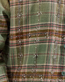 Majestik Eagle Allover Rhinestone Flannel Shirt