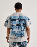 Majestik Skull Face Tapestry Tee