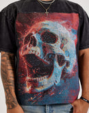 Majestik Skull Face Tapestry Tee