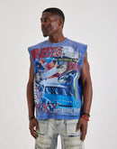 Majestik Speedway Dream Sleeveless Tee