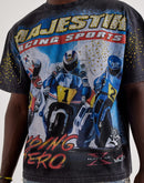 Majestik Riding Here Rhinestone Tee