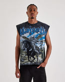 Majestik Run Free Rhinestone Sleeveless Tee