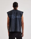 Majestik Run Free Rhinestone Sleeveless Tee