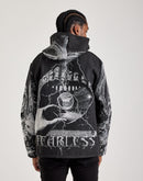 Majestik Fearless Face Tapestry Hoodie