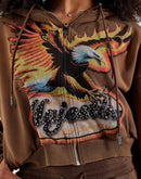 Majestik French Terry Star Hoodie